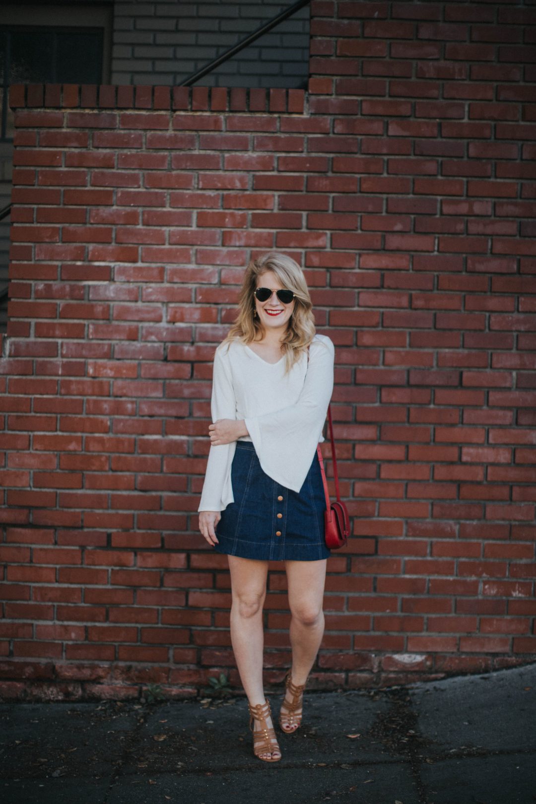 The Denim Skirt Is Back.